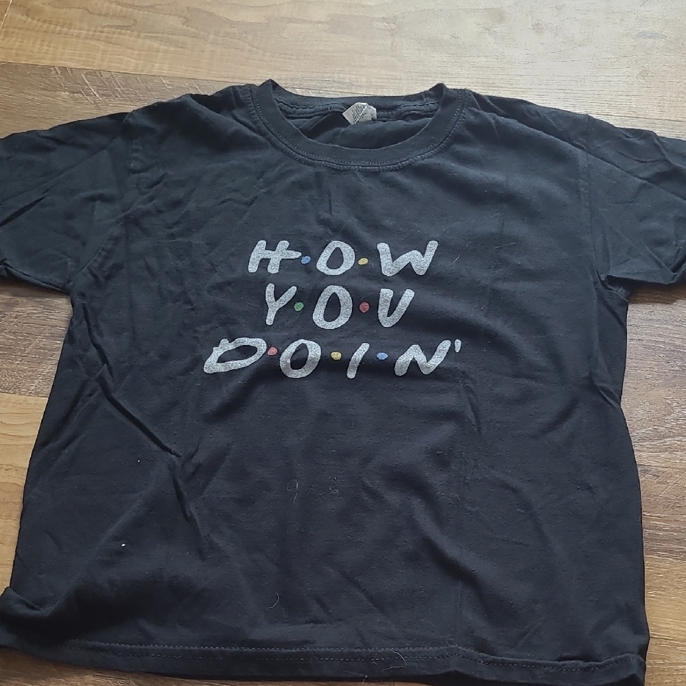 Kids Black Graphic Tee